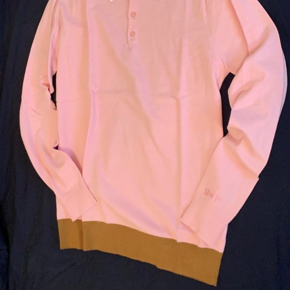 Golf Wang Two Tone Long Sleeve Polo Sweater - Picture 2 of 4